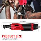 200Nm Cordless Ratchet Wrench – 3/8" 12V Electric Power Tool