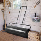 63 L Heavy-Duty Lawn Roller – Steel Garden Grass Roller with U‑Handle & Drain Plug