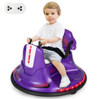 SEDOL 12V High-Performance Kids Bumper Car with 360° Zero-Turn Dual Joysticks Parental Remote Control LED Surround Lighting and Integrated USB/Story Hub