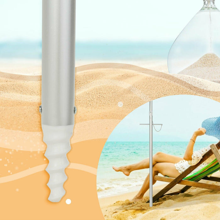 2m Patio Tilting Parasol with UPF 50+ UV Protection
