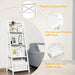 4 Tier Wooden Ladder Shelving Unit