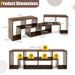 3 Pieces Convertible TV Stand for Tvs up to 65 Inches