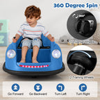 SEDOL 12V High-Torque Kids Bumper Car with Dual 10,000 RPM Motors 360° Zero-Turn Dual Levers Parental Remote Control and Wall-Safe Reinforced Bumper