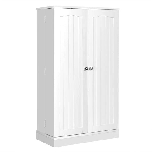 2-Door Pantry Cabinet with 6 Adjustable Shelves
