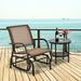Glider Rocking Chair – Outdoor Swing Seat with Steel Frame & Breathable Fabric