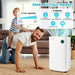 40 L/Day Dehumidifier – 5 Modes, 2 Speeds & Smart Touch Control