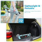 Aluminium Folding Stunt Scooter with LED Wheels – Kids T-Bar Kick Scooter