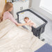 3-In-1 Adjustable Baby Bedside Bassinet with Mattress