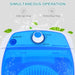2-in-1 Mini Washer & Spin Dryer – Portable Semi-Auto Laundry for Flats, RVs, Dorms
