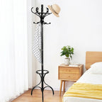 Wooden Coat and Hat Stand