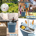 Portable Cooler Side Table – 3-in-1 Ice Chest, Side Table & Bottle Opener Unit