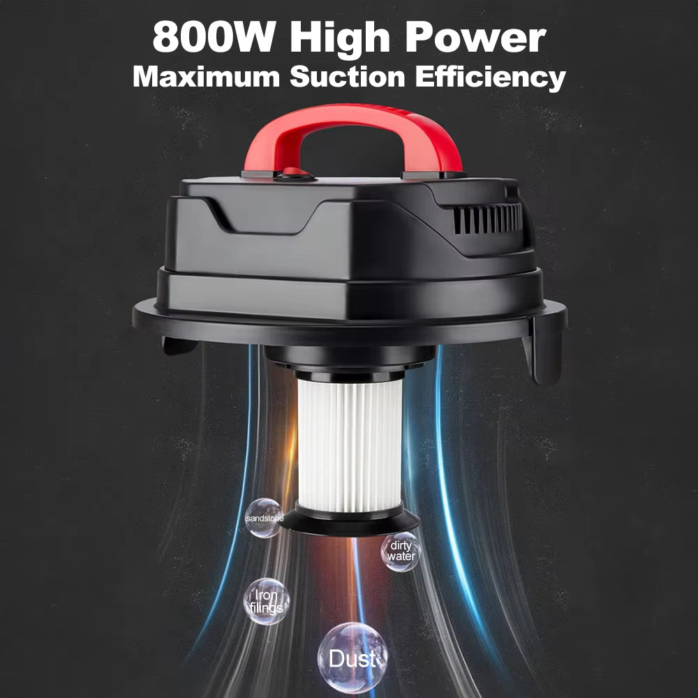 SEDOL 3-in-1 Industrial Wet & Dry Vacuum Cleaner 15L/18L High-Capacity Shop Vac with Blower Function Powerful 1500W Suction for Home Garage and Commercial Use