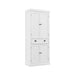 4-Door Tall Kitchen Cupboard Adjustable Shelves and Drawer
