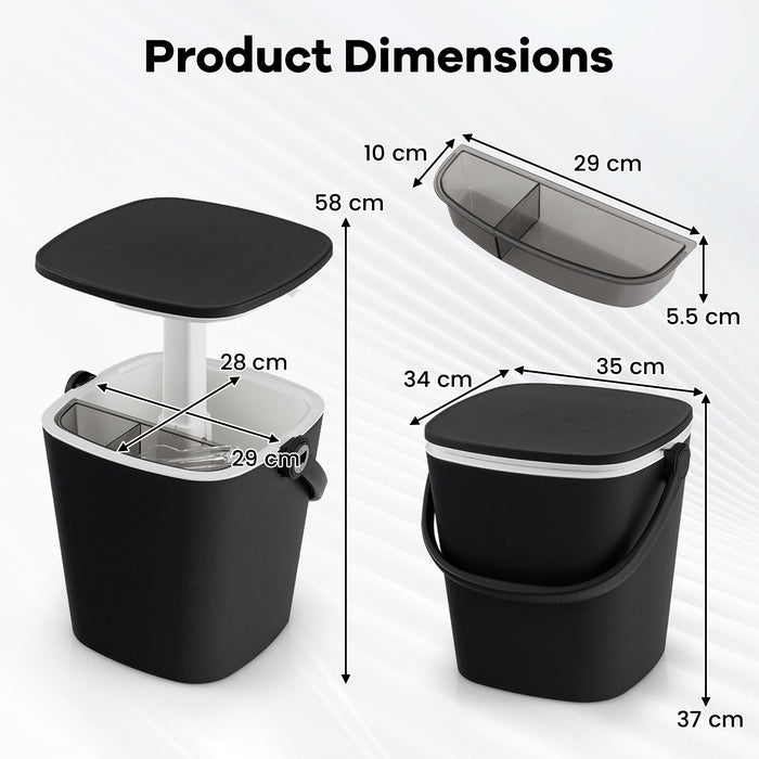 Portable Cooler Side Table – 3-in-1 Ice Chest, Side Table & Bottle Opener Unit