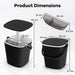 Portable Cooler Side Table – 3-in-1 Ice Chest, Side Table & Bottle Opener Unit