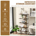 5-Tier Ladder Shelf with Steel Frame for Living Room Bedroom Office
