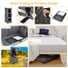 3-Tier Folding Camping Storage Cabinet with Side Pockets and Carry Bag