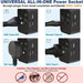 Universal Travel Adapter – Multifunction Converter with USB & Type-C Ports
