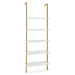 5-Tier Ladder Shelf with Steel Frame for Living Room Bedroom Office