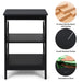 3-Tier Bedside Table with Storage Shelves for Living Room Bedroom