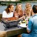Portable Charcoal Grill Stove with Rotatable Grill & Foldable Body