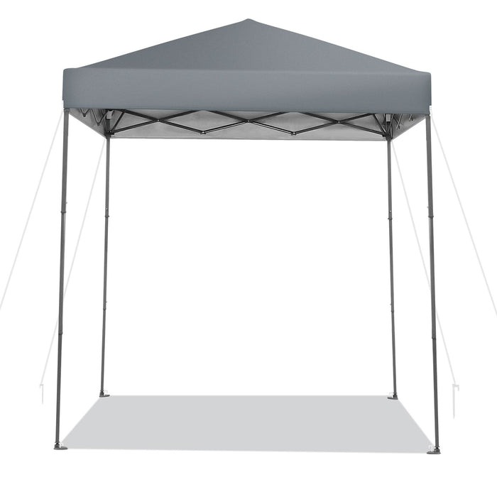 2x2m Pop-Up Canopy Tent with Adjustable Height