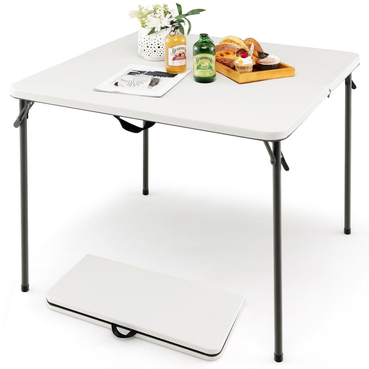 Folding Camping Table with Handle for Indoor Outdoor Use
