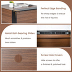92Cm Square Coffee Table with Sliding Top and Hidden Compartment