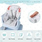 SEDOL 6-in-1 Ultimate Baby-to-Toddler High Chair & Activity Station with Building Block Tabletop Parental Booster Seat and Waterproof PU Leather Cushion – 25kg Capacity
