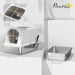 Stainless Steel Cat Litter Box – Enclosed Odour-Resistant Litter Tray