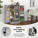 2-Door Pantry Cabinet with 6 Adjustable Shelves