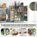 2-Door Pantry Cabinet with 6 Adjustable Shelves