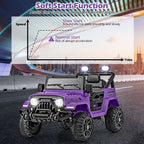 SEDOL 12V High-Performance Kids Ride-On Truck with Parental Remote Control Dual 35W Motors All-Terrain Traction and Wireless Bluetooth Music Player