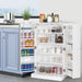 2-Door Pantry Cabinet with 6 Adjustable Shelves