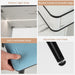 Vanity Table Set with 3-Color LED Lights Mirror and Charging Station
