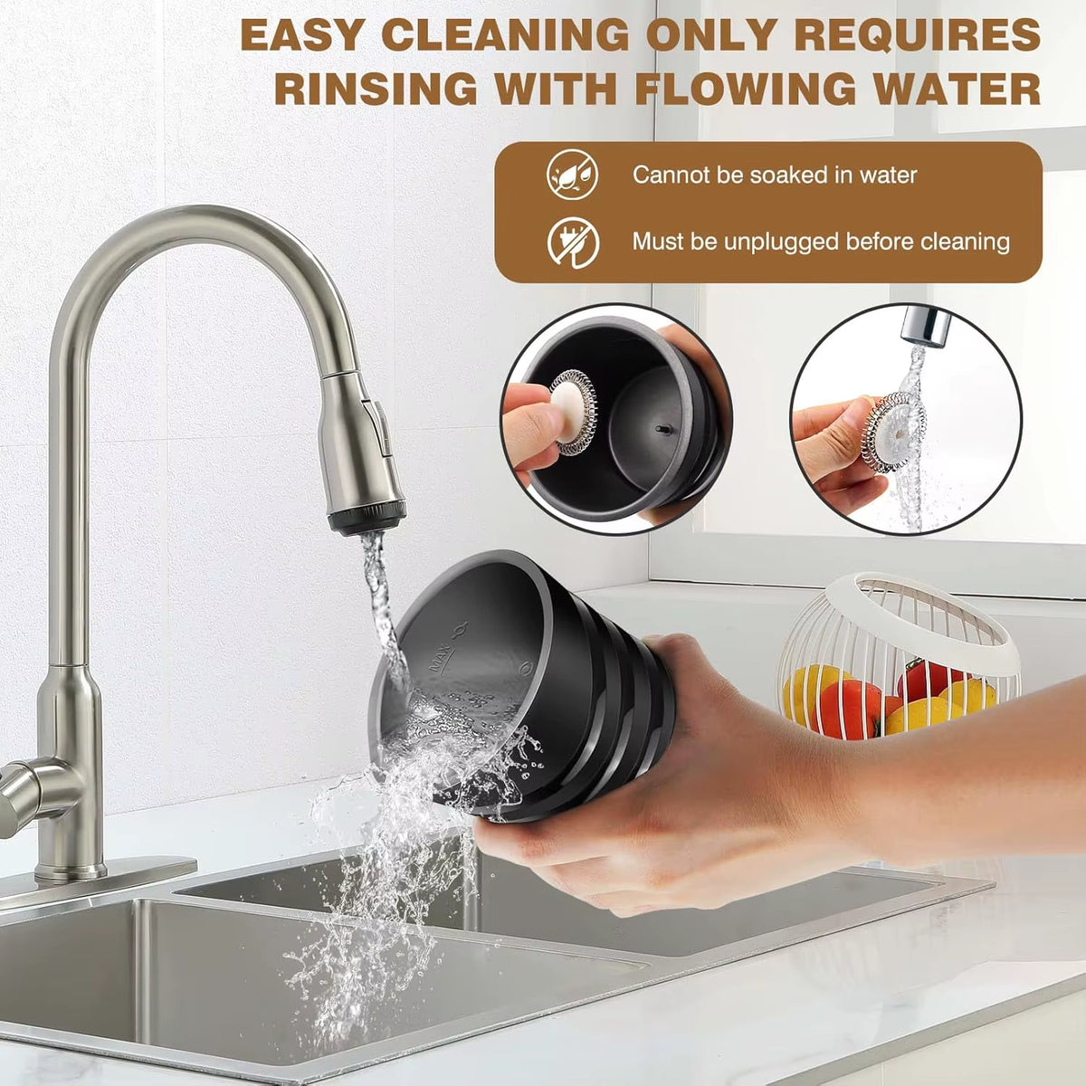 SEDOL 4-in-1 Electric Milk Frother and Warmer 600ml Automatic Hot Cold Foam Maker for Coffee Cappuccino Latte Hot Chocolate Non-Stick Quiet Milk Steamer