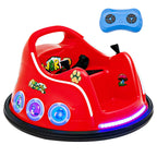 SEDOL 12V High-Performance Kids Bumper Car with 360° Rotation Parental Remote Control Wireless Bluetooth Audio and LED Light Show – 30kg Capacity