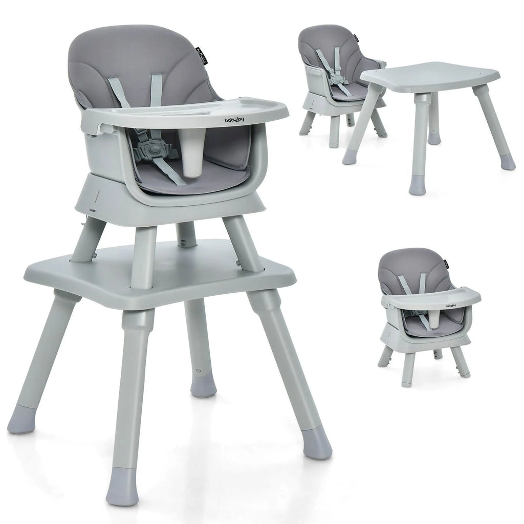 SEDOL 6-in-1 Ultimate Baby-to-Toddler High Chair & Activity Station with Building Block Tabletop Parental Booster Seat and Waterproof PU Leather Cushion – 25kg Capacity