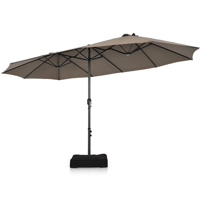 4.5m Double-Sided Outdoor Garden Parasol