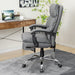 Ergonomic Adjustable High Back Rolling Computer Chair with Retractable Footrest