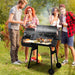 Outdoor Charcoal BBQ Grill & Smoker