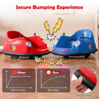 SEDOL 12V High-Torque Kids Bumper Car with Dual 10,000 RPM Motors 360° Zero-Turn Dual Levers Parental Remote Control and Wall-Safe Reinforced Bumper