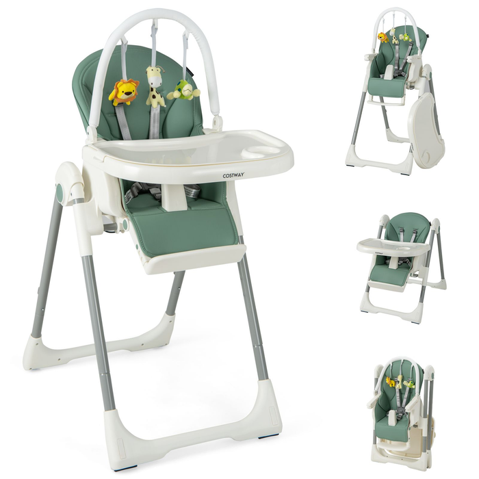 4-In-1 Foldable Baby High Chair