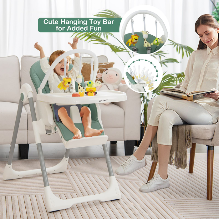 4-In-1 Foldable Baby High Chair