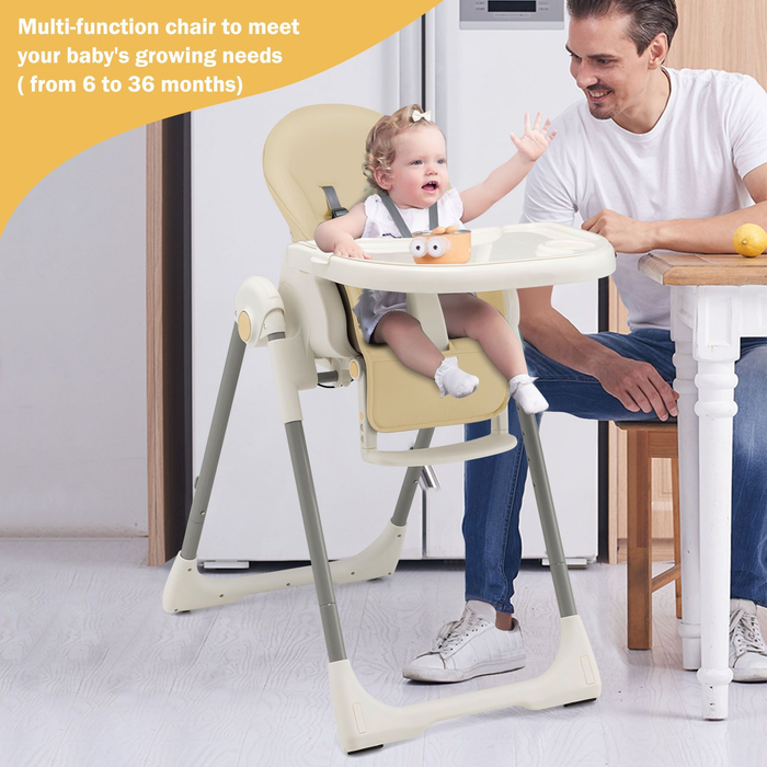 4-In-1 Foldable Baby High Chair