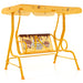 2-Seater Kids Swing Chair with Adjustable Canopy & Safety Belts
