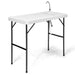Folding Fish Cleaning Table with Sink and Quick-Connect Faucet