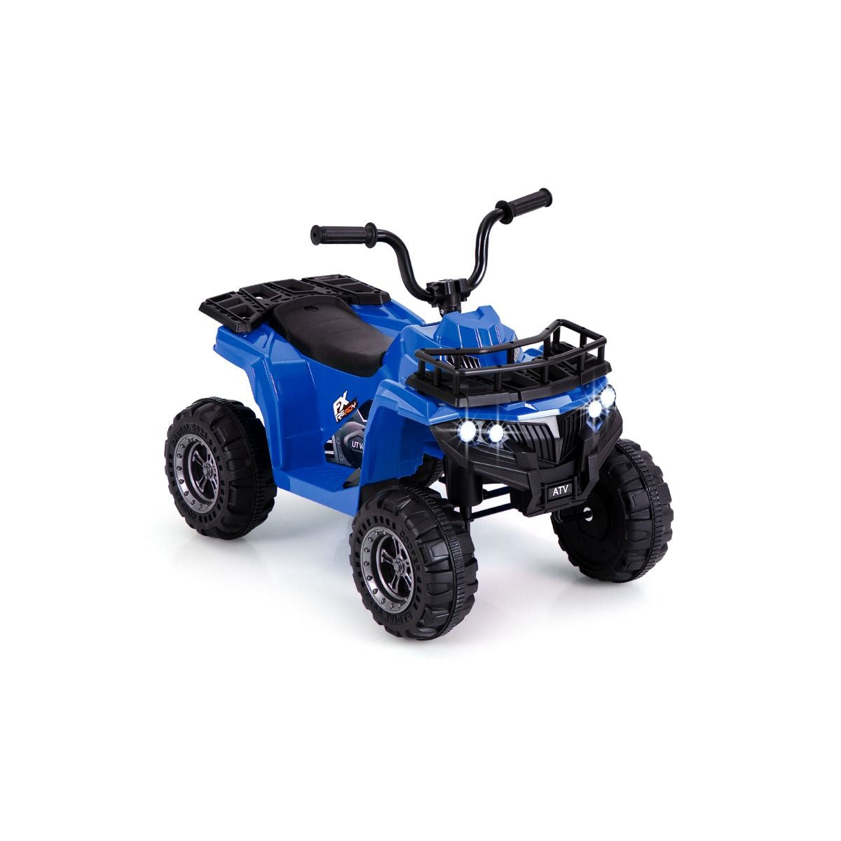6V Kids Quad Ride-On – One-Button Start ATV with Tread Tires & MP3 Player