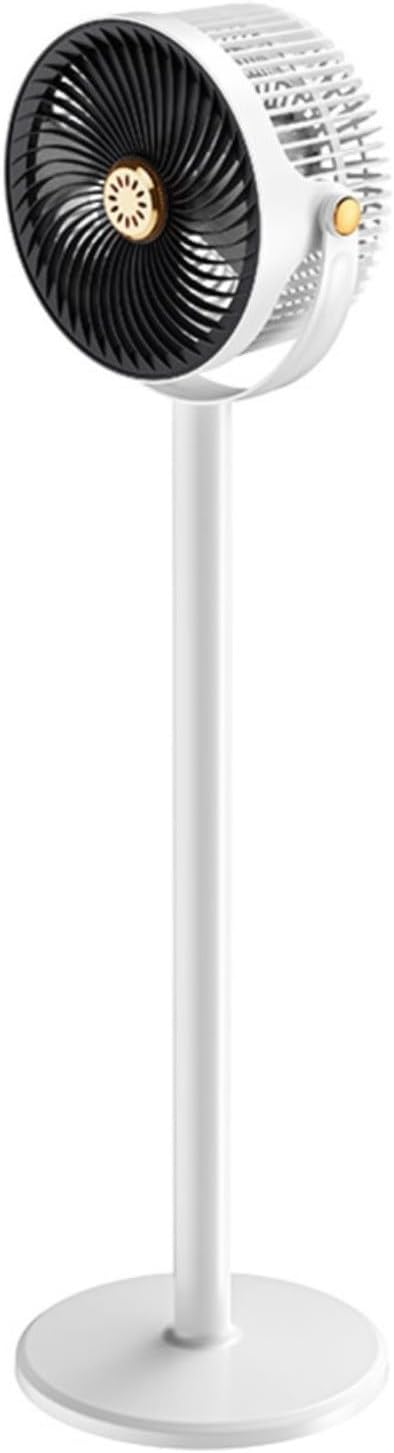 SEDOL 2-in-1 Quiet Pedestal Fan & Desk Fan Wireless 4000mAh Battery Operated Stand Fan 360° Oscillation 5 Speeds Adjustable Height 28-86cm Type-C Rechargeable Fan for Bedroom and Travel