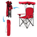 Folding Camping Chair with Shade Canopy